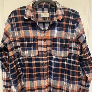 Plaid Flannel Button Down